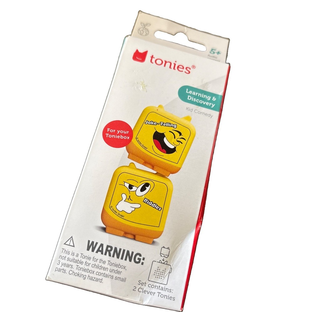 Tonies Kids Comedy Joke Telling and Riddles Audio Play Figurines 2pk fr Toniebox